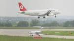 Ein Turkish Airlines-Airbus A320-200 landet in Stuttgart  Datum: 2.