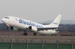 Blue Air   Boeing 737-377  YR-BAC   STR Stuttgart [Echterdingen], Germany  12.02.11