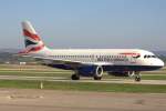 British Airways   Airbus A319-131   G-EUOD   STR Stuttgart [Echterdingen], Germany  09.04.11