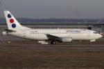 JAT Airways, YU-ANV, Boeing, B737-3H9, 18.01.2014, STR, Stuttgart, Germany 




