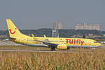 TUIfly (X3-TUI), D-AHFT, Boeing, 737-8K5 wl (Airport Nürnberg-Sticker), 10.09.2016, EDDS-STR, Stuttgart, Germany 