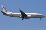 Royal Air Maroc, CN-RGF, Boeing, B737-86, 31.03.2012, LYS, Lyon, France        