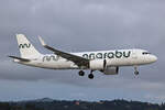 Marabu Airlines, ES-MBA, Airbus A320-271N, msn: 6849, 23.Mai 2025, CFU Corfu, Greece.
