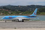 TUI Airways, G-TUMA, Boeing B737-8MAX, msn: 44593/7211,  Kittilä , 25.Mai 2025, CFU Corfu, Greece.