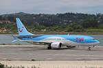 TUI Airways, G-TUMA, Boeing B737-8MAX, msn: 44593/7211,  Kittilä , 25.Mai 2025, CFU Corfu, Greece.