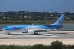 TUI Airways, G-TUMC, Boeing B737-8MAX, msn: 44597/7353,  Reykjavik , 22.Mai 2025, CFU Corfu, Greece.