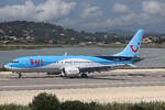 TUI Airways, G-TUMG, Boeing B737-8MAX, msn: 44600/7400,  Samos , 22.Mai 2025, CFU Corfu, Greece.