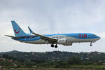 TUI Airways, G-TUMK, Boeing B737-8MAX, msn: 44605/7541,  Ibiza , 23.Mai 2025, CFU Corfu, Greece.