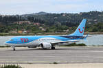 TUI Airways, G-TUMU, Boeing B737-8MAX, msn: 44651/7535,  Rovaniemi , 25.Mai 2025, CFU Corfu, Greece.