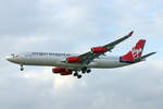 Virgin Atlanic Airways, G-VFAR, Airbus A340-313X, msn: 225,  Molly , 15.August 2006, LHR London Heathrow, United Kingdom.