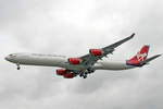 Virgin Atlatnic Airways, G-VSSH, Airbus A340-642, msn: 615,  Sweet Dreamer , 12.August 2006, LHR London Heathrow, United Kingdom.
