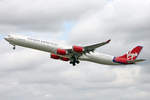 Virgin Atlatnic Airways, G-VBLU, Airbus A340-642, msn: 723,  Soul Sister , 22.August 2010, LHR London Heathrow, United Kingdom.