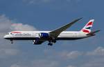 British Airways  Boeing 787-9 Dreamliner, G-ZBKL, 14.04.2018 London-Heathrow