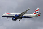 British Airways, G-TTNB, Airbus A320-251N, msn: 8139, 03.Juli 2023, LHR London Heathrow, United Kingdom.