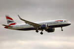 British Airways, G-TTNC, Airbus A320-251N, msn: 8173, 03.Juli 2023, LHR London Heathrow, United Kingdom.