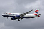 British Airways, G-TTNR, Airbus A320-251N, msn: 10493, 03.Juli 2023, LHR London Heathrow, United Kingdom.