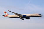 British Airways, G-XWBL, Airbus A350-1041, msn: 547, 03.Juli 2023, LHR London Heathrow, United Kingdom.