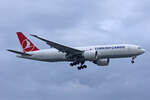 Turkish Airlines, TC-LJT, Boeing B777-3F2ER,  msn: 66580/1645, 03.Juli 2023, LHR London Heathrow, United Kingdom.