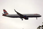 British Airways, G-NEOR, Airbus A321-251NX, msn: 8526, 04.Juli 2023, LHR London Heathrow, United Kingdom.