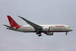 Air India, VT-ANP, Boeing B787-8, msn: 36287/158,  Mahatma Gandhi Silhouet On Tail , 04.Juli 2023, LHR London Heathrow, United Kingdom.