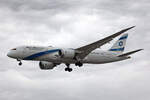 El Al Israel Airlines, 4X-ERA, Boeing B787-8, msn: 63396/935,  Ramat Hasharon , 05.Juli 2023, LHR London Heathrow, United Kingdom.