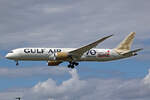 Gulf Air, A9C-FB, Boeing B787-9, msn: 39997/707, 05.Juli 2023, LHR London Heathrow, United Kingdom.