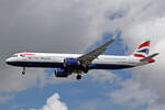 Britisch Airways, G-NEOX, Airbus A321-251NX, msn: 9162, 05.Juli 2023, LHR London Heathrow, United Kingdom.