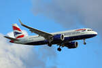 British Airways, G-TTNB, Airbus A320-251N, msn: 8139, 05.Juli 2023, LHR London Heathrow, United Kingdom.