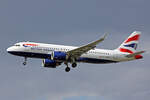 British Airways, G-TTNN, Airbus A320-251N, msn: 10344, 05.Juli 2023, LHR London Heathrow, United Kingdom.