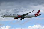 Virgin Atlantic Airways, G-VJAM, Airbus A350-1041, msn: 336,  Queen Of Hearts , 05.Juli 2023, LHR London Heathrow, United Kingdom.