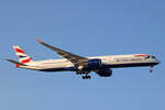 British Airways, G-XWBC, Airbus A350-1041, msn: 362, 05.Juli 2023, LHR London Heathrow, United Kingdom.