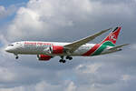 Kenya Airways, 5Y-KZA, Boeing B787-8, msn: 35510/157,  Great Rift Valley , 06.Juli 2023, LHR London Heathrow, United Kingdom.