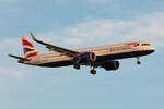 British Airways, G-NEOP, Airbus A321-251NX, msn: 8469, 06.Juli 2023, LHR London Heathrow, United Kingdom.