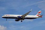 British Airways, G-NEOU, Airbus A321-251NX, msn: 8804, 06.Juli 2023, LHR London Heathrow, United Kingdom.