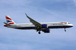 British Airways, G-NEOW, Airbus A321-251NX, msn: 8984, 06.Juli 2023, LHR London Heathrow, United Kingdom.