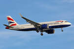 British Airways, G-TTNH, Airbus A320-251N, msn: 8489, 06.Juli 2023, LHR London Heathrow, United Kingdom.