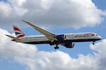 British Airways, G-ZBKC, Boeing B787-9, msn: 38621/360, 06.Juli 2023, LHR London Heathrow, United Kingdom.