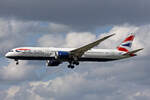 British Airways, G-ZBKJ, Boeing B787-9, msn: 38626/424, 06.Juli 2023, LHR London Heathrow, United Kingdom.