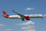 Virgin Atlantic, G-VDOT, Airbus A350-1041, msn: 071,  Ruby Slipper , 07.Juli 2023, LHR London Heathrow, United Kingdom.