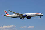 British Airways, G-XWBJ, Airbus A350-1041, msn: 490, 07.Juli 2023, LHR London Heathrow, United Kingdom.