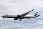 British Airways, G-XWBC, Airbus A350-1041, msn: 362, 08.Juli 2023, LHR London Heathrow, United Kingdom.