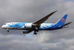 China Southern B-787 B-2736 im Anflug auf 27L in LHR / EGLL / London Heathrow am 22.02.2014