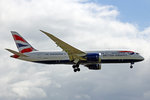 British Airways, G-ZBJF, Boeing 787-8, 01.Juli 2016, LHR London Heathrow, United Kingdom.
