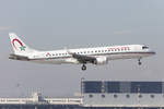 Royal Air Maroc, CN-RGP, Embraer, ERJ-190, 26.02.2017, MXP, Mailand, Italy        
