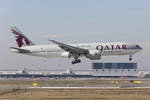 Qatar Airways - Cargo, A7-BFA, Boeing, B777-BFA, 26.02.2017, MXP, Mailand, Italy        
