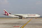 Qatar Airways, A7-AED, Airbus A330-302, msn: 680, 24.September 2011, MXP Milano Malpensa, Italy.