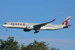 Qatar Airways, A7-ALI, Airbus A350-941, msn: 021, 28.September 2020, MXP Milano-Malpensa, Italy.