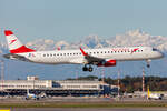 Austrian Airlines, OE-LWE, Embraer, ERJ-195, 06.11.2021, MXP, Mailand, Italy