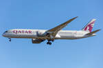 Qatar Airways, A7-BHE, Boeing, B787-9, 06.11.2021, MXP, Mailand, Italy