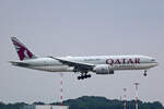 Qatar Airways Cargo, A7-BFB, Boeing B777-FDZ, msn: 36100/874, 12.Juli 2023, MXP Milano Malpensa, Italy.